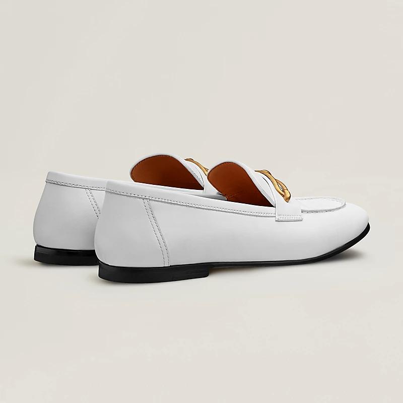 Giày Hermes Colette Loafer Nữ Trắng